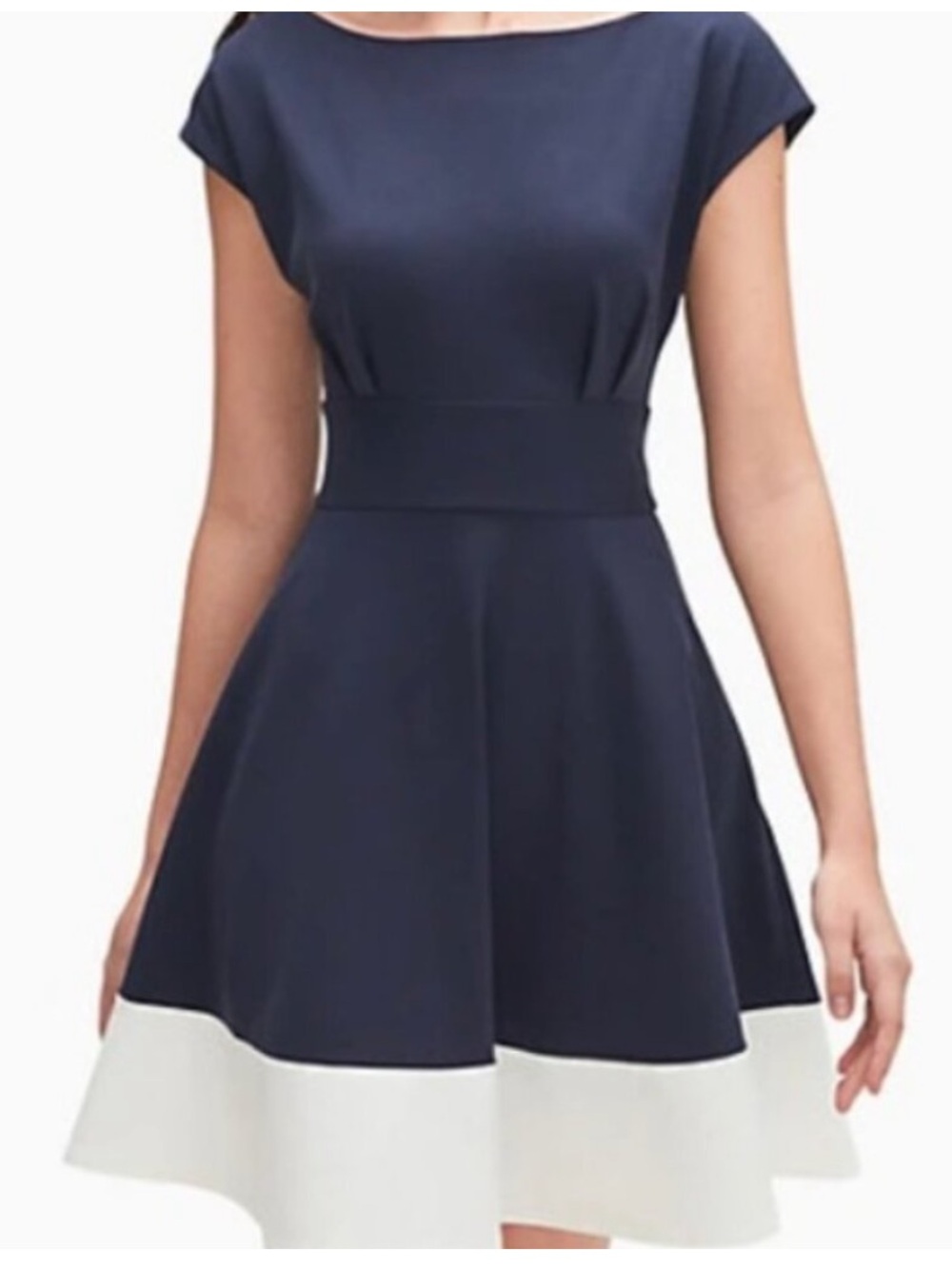 Kate Spade New York Bateau Neckline Mini Dress